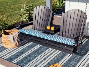 Tahiti Adirondack Porch Swing