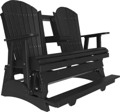Black Tahiti Loveseat Balcony Glider