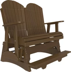 Chestnut Brown Tahiti Loveseat Balcony Glider
