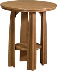 Antique Mahogany Tahiti Balcony Table