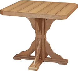 Antique Mahogany Tahiti Outdoor Bar Table