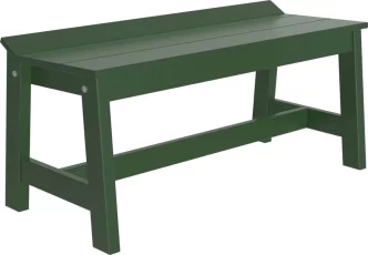 Green Stockton Outdoor Dining Bench