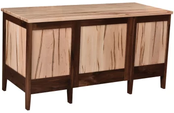 Finished Paneled Desk Back