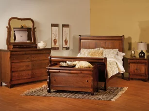 Victoria Sleigh Bedroom Set image 1