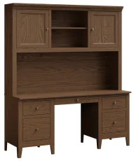 Wabana Credenza with Hutch