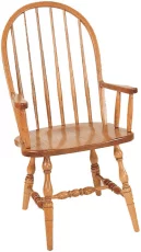 Arm Chair with Turned Base