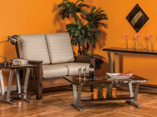 Live Edge Modern Living Room Set