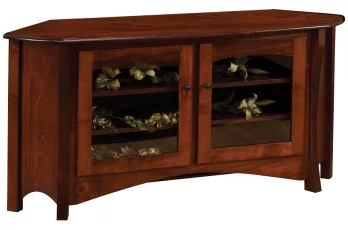 Amish Made Corner TV Console