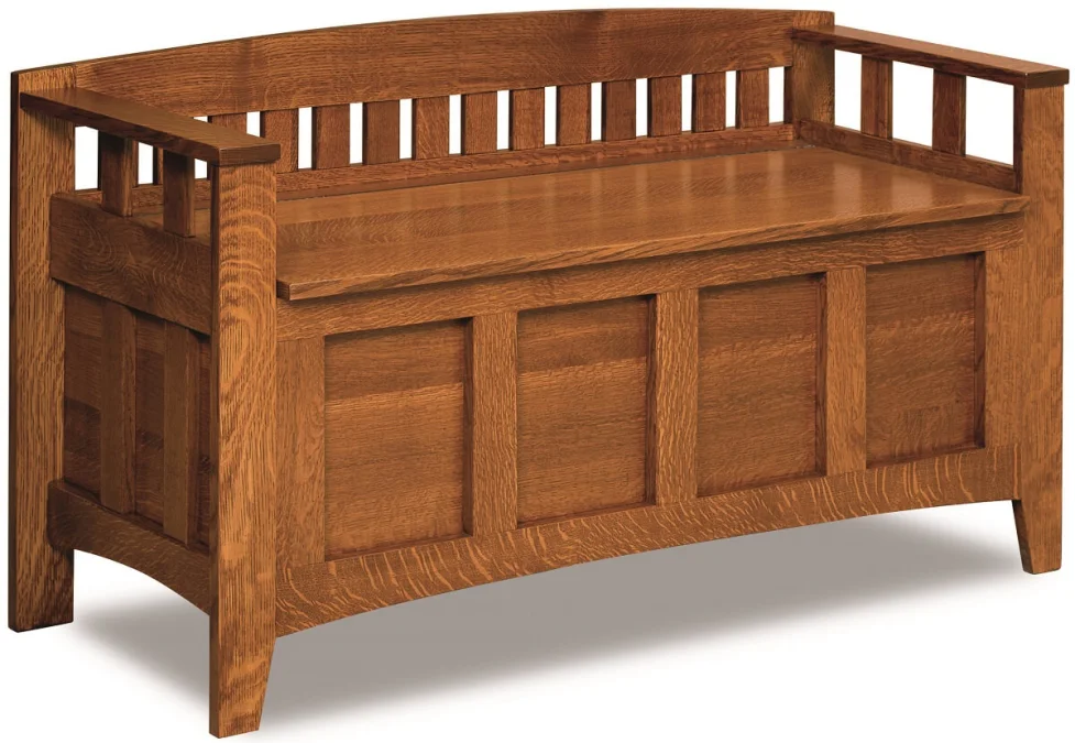 White Oak Wood Benches