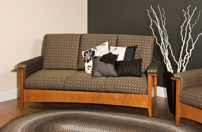 Amish Sofas With Wooden Frames Amish Sofas With Wooden Frames