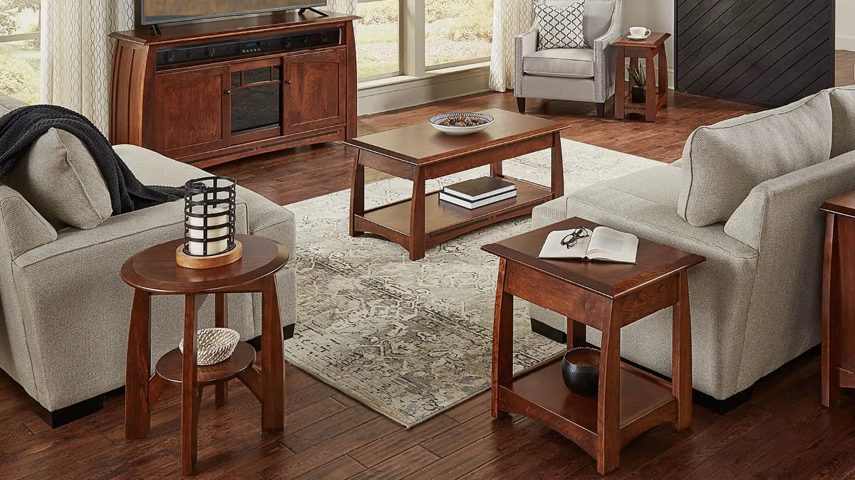 Solid Wood End Tables