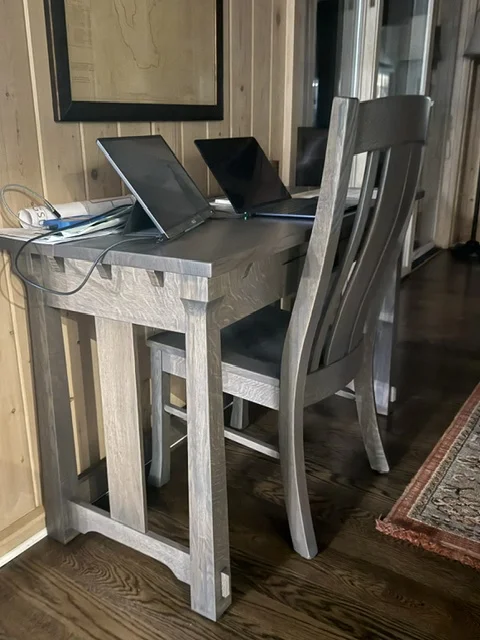 Picture of Cross Timbers Craftsman Chairs and Sunrise Manner Writing Desk, reviewed by Kenneth
