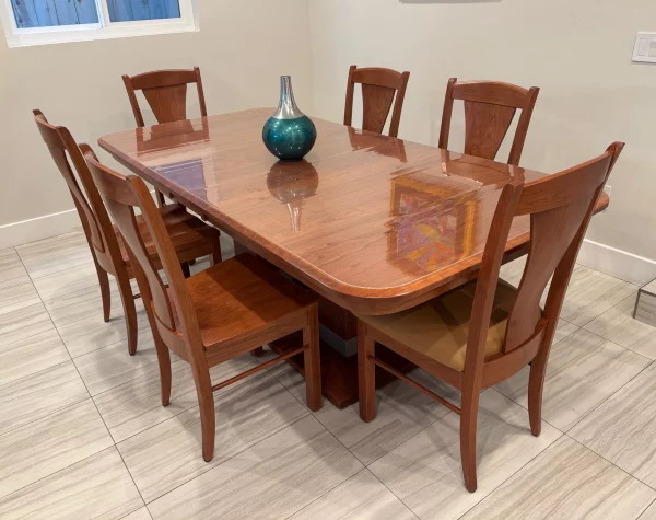 Picture of Wagoner Kitchen Table and Appleton Amish Dining Chairs, reviewed by Andrew