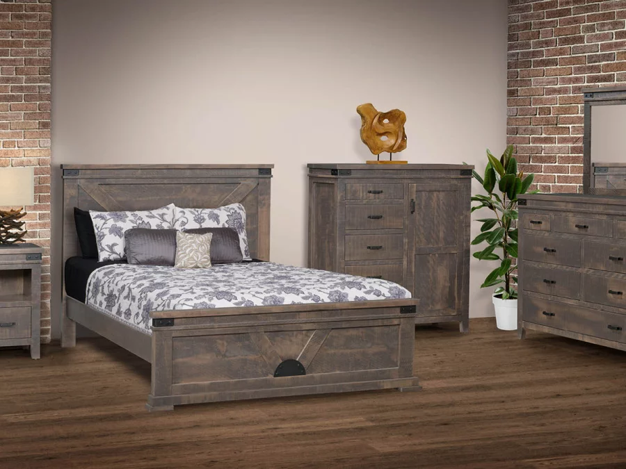 Hempstead Rustic Bedroom Set