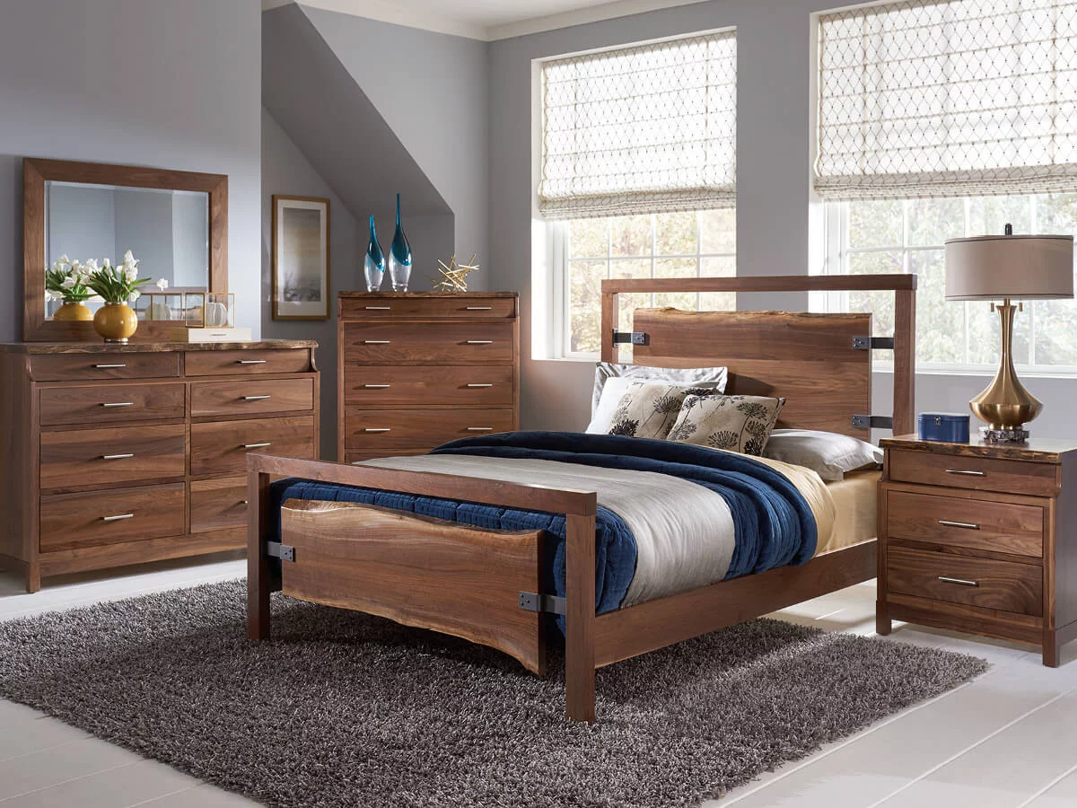 Nehalem Live Edge Bedroom Set image 1