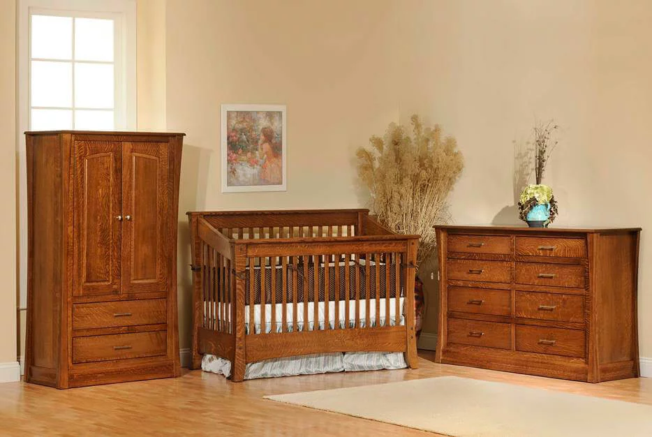 Rosewood Wooden Nursery Set image 4