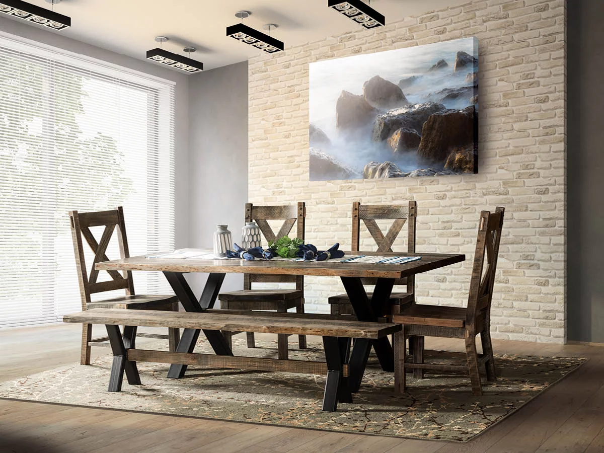 Eloy Modern Rustic Dining Set image 1
