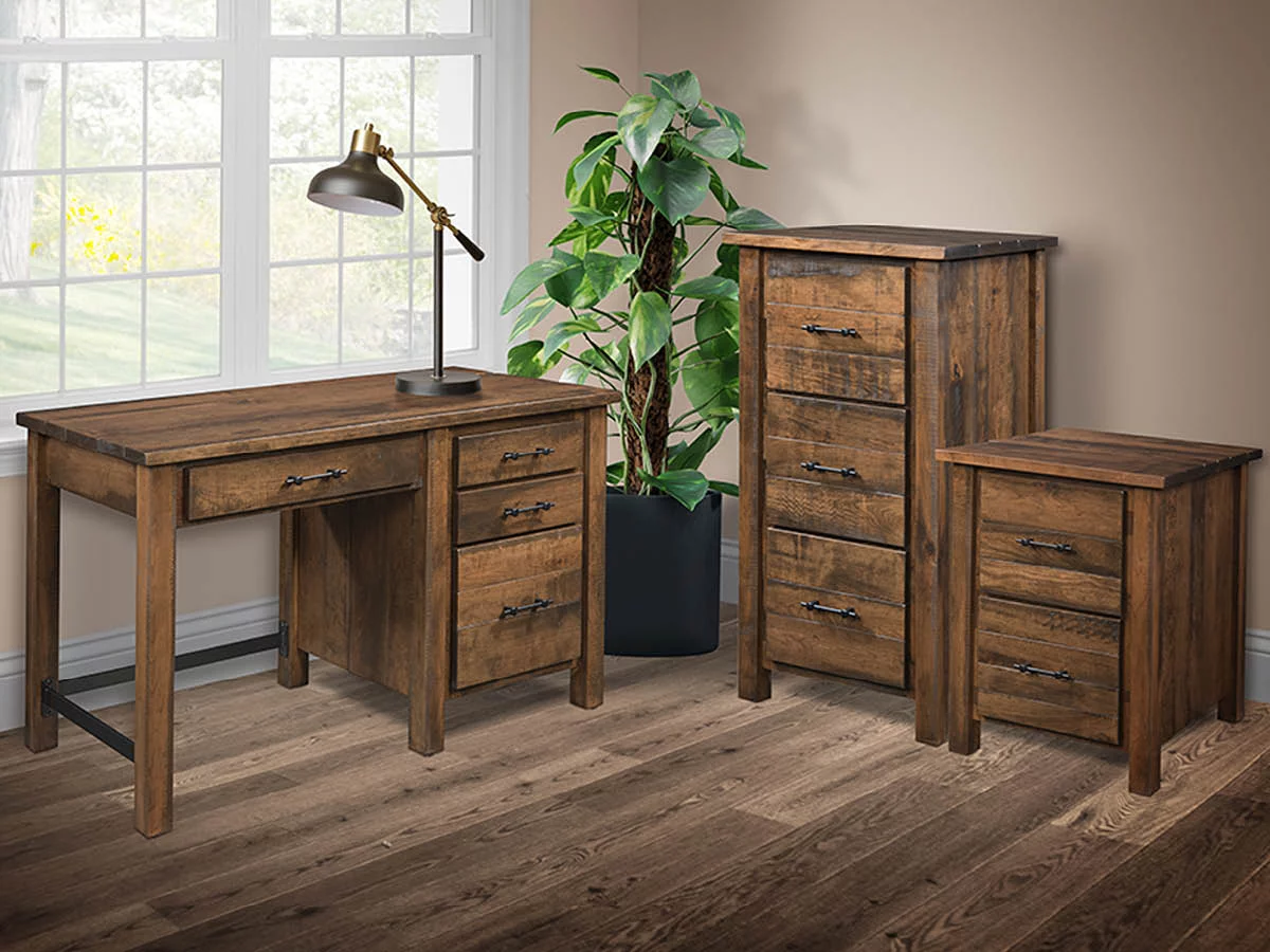 Greer Rustic Office Set image 1