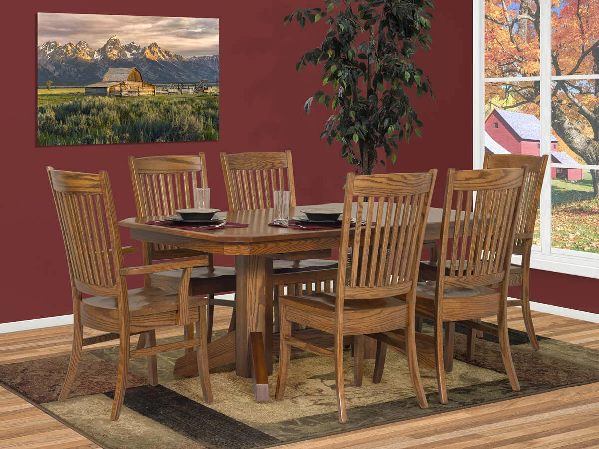 Mena Mission Dining Set image 1