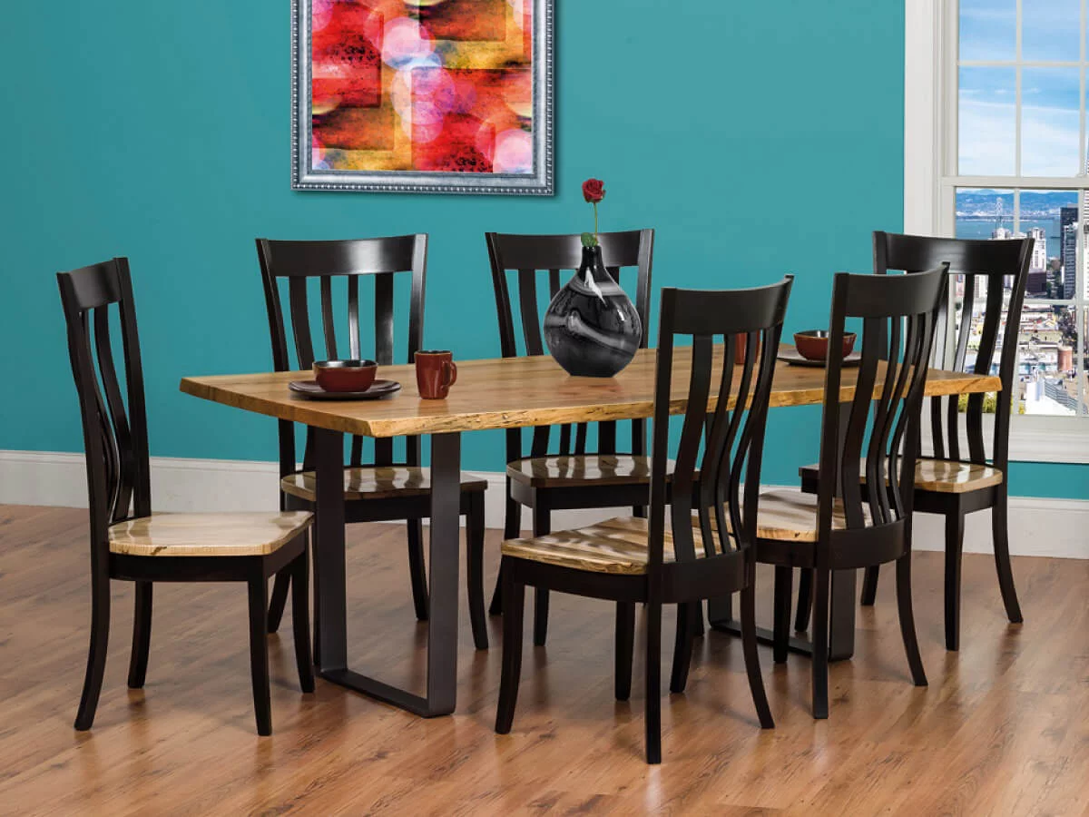 Rustic Ritz Live Edge Dining Set image 1