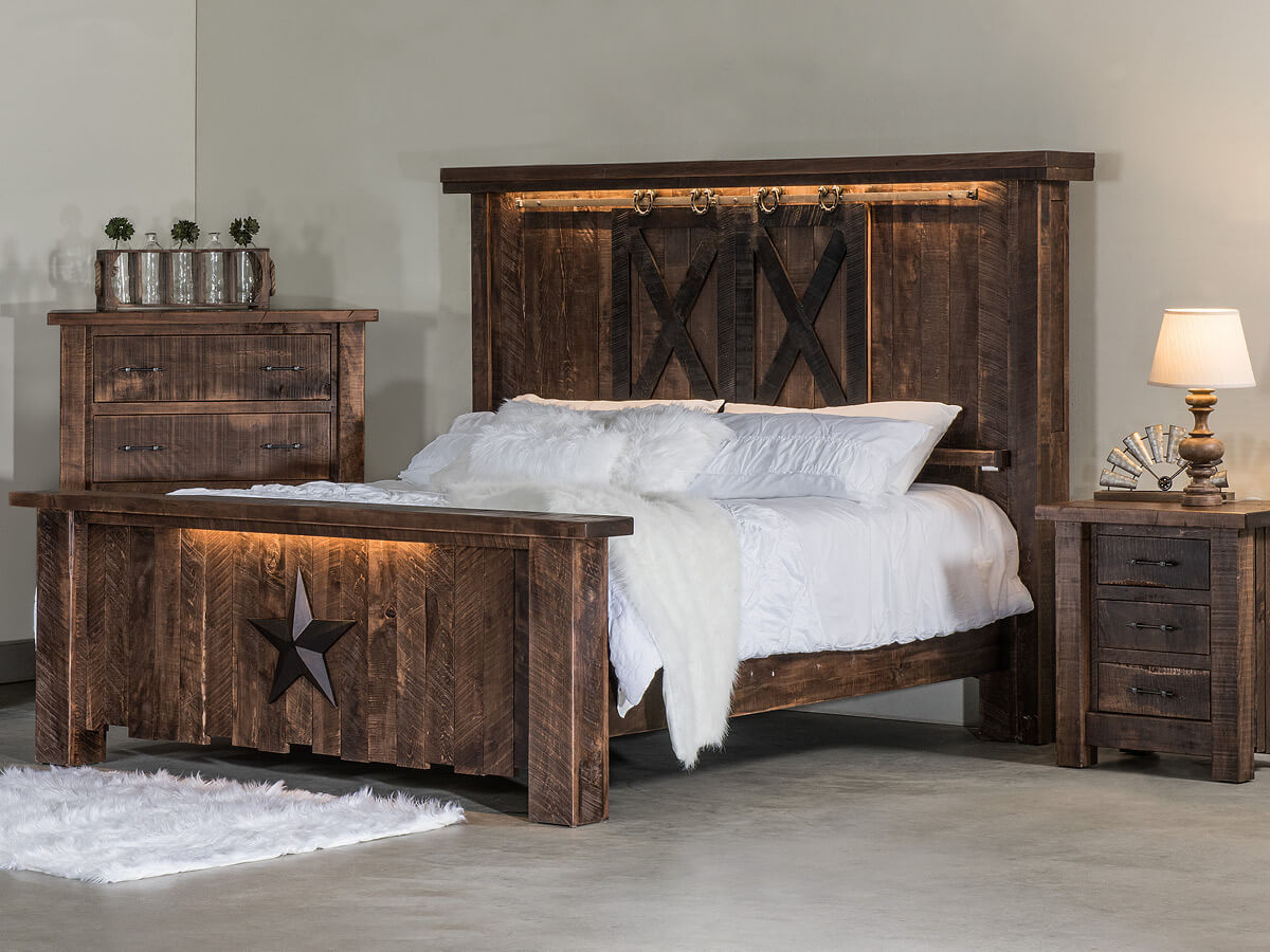 Drummond Rustic Western Bedroom Set image 1